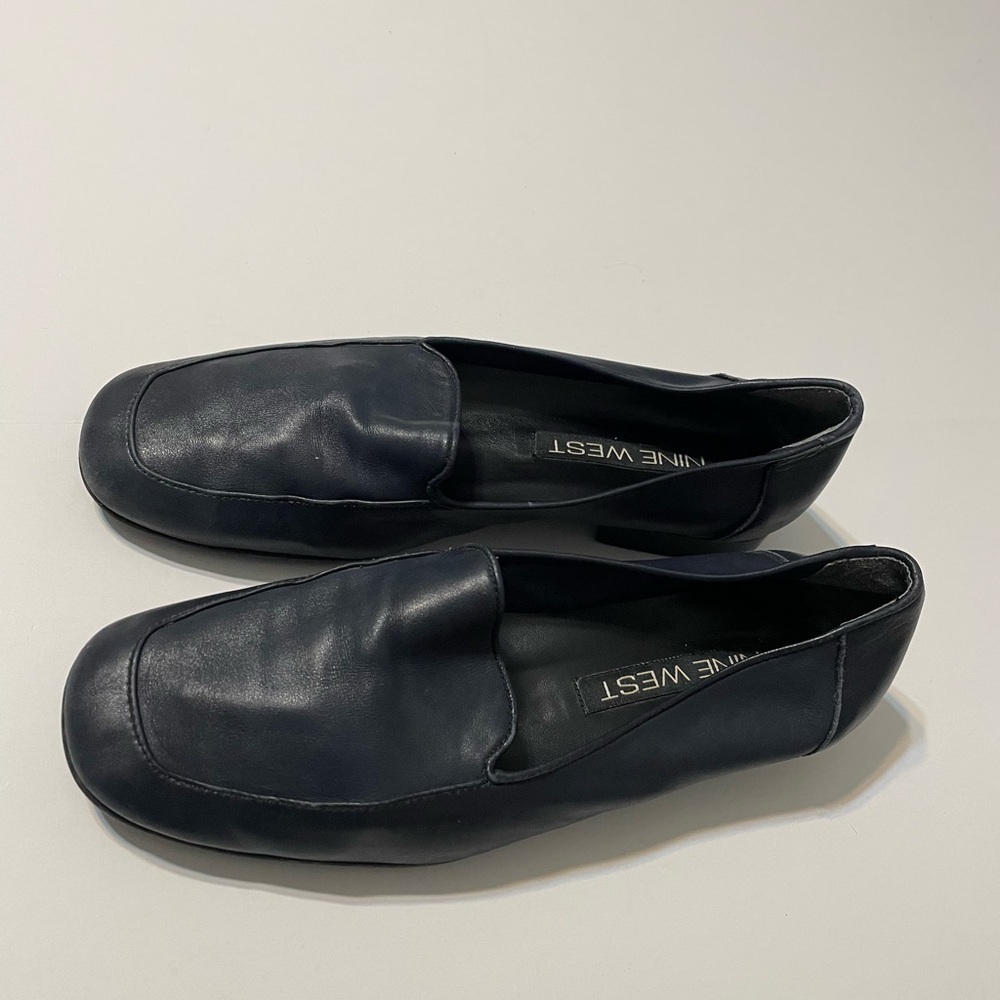 Nine West Black Comfort Slip On Flat Shoes Women’s Size 7.5M